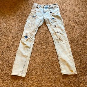Light blue Aeropostale skinny jeans